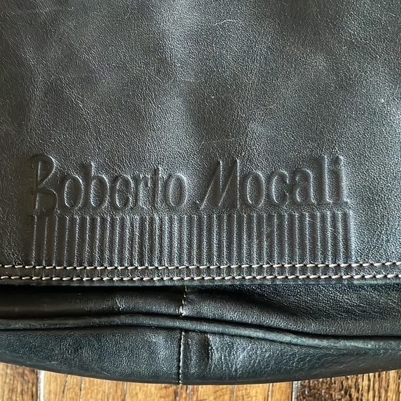 VTG ROBERTO MOCALI Genuine Leather Bag - Picture 2 of 7